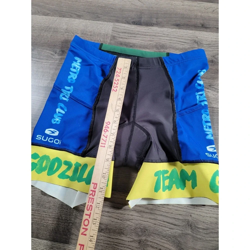 SUGOI Cycling Shorts Womens Small Stretch Inner Pad Elastic Waist Drawstring